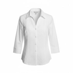 Studio Nexx NWT Layered Button Down Shirt White Size XL
